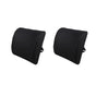 2 Pack Memory Foam Lumbar Support Cushion with Black Cover V915-MB0099X2