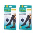 2 pairs of Miracle Compression Socks - Medium V915-PE0049-MX2
