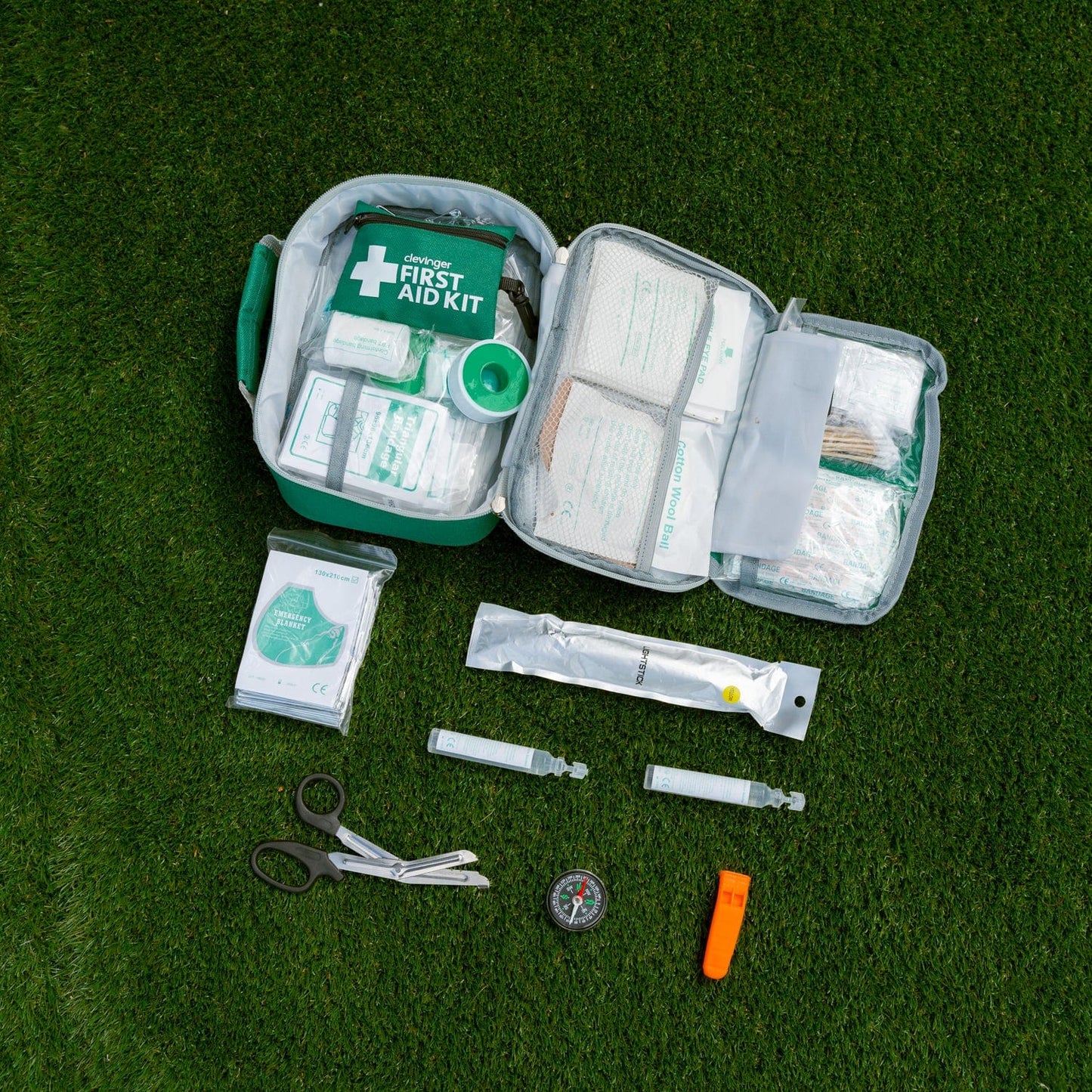 516 Pcs Premium 2-in-1 Emergency First Aid Kit - ARTG Registered Australia, Compact Design V915-PE0257X2