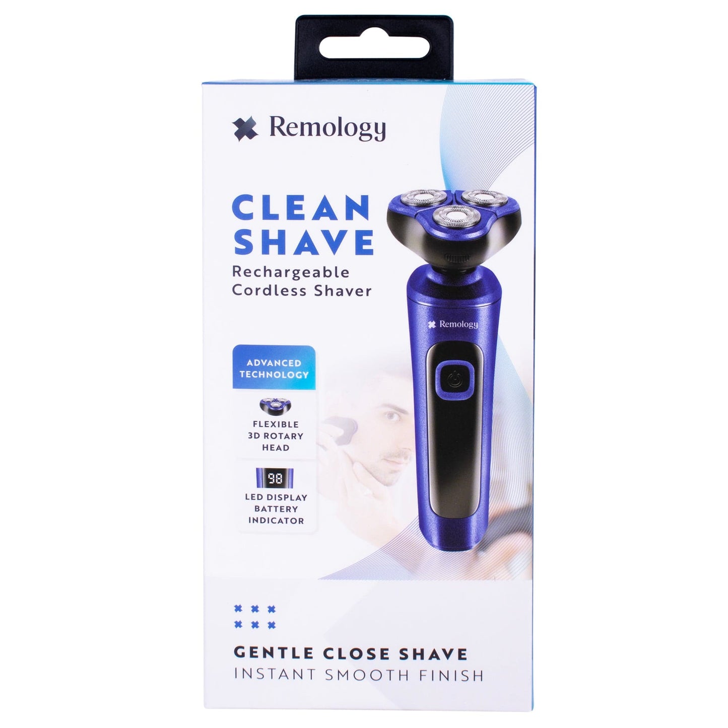Remology Clean Shave Rechargeable Cordless Shaver V915-RM0007