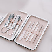 Remology Stainless Steel 10pc Manicure Set Silver V915-RM0018