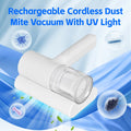 UV-C Cordless Dust Mite Vacuum Handheld Sanitizing Cleaner with 1200 mAh Battery V915-RM0042