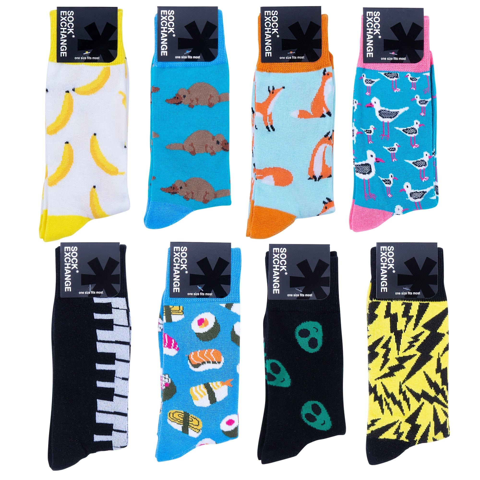 Wholesale 480 Pairs Novelty Socks (RRP $4.95 or $9.95 for 3) V915-SE-480-PDQ