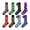 Colorful Socks - 8 Pairs Funny Colorful Dress Socks one Size 5-13 Men Socks Women Socks V915-SE0001
