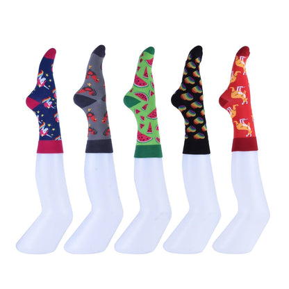 Colorful Socks - 8 Pairs Funny Colorful Dress Socks one Size 5-13 Men Socks Women Socks V915-SE0001
