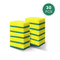 30 Pcs Heavy-Duty Sponge Scourers - Multi-Purpose Kitchen Cleaning Pads V915-SP0002X3