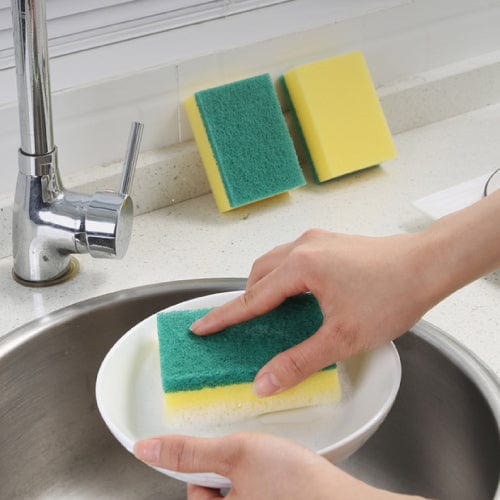 30 Pcs Heavy-Duty Sponge Scourers - Multi-Purpose Kitchen Cleaning Pads V915-SP0002X3