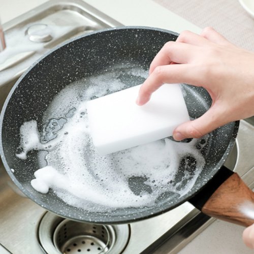 6 Pcs Magic Cleaning Sponge Multifunction Stain Eraser Foam Cleaner Pads V915-SP0021