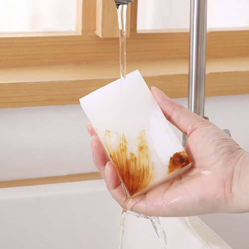 6 Pcs Magic Cleaning Sponge Multifunction Stain Eraser Foam Cleaner Pads V915-SP0021