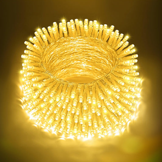 500 Solar LED Fairy Lights 8 Function Memory Hold Multicolor Christmas Decoration Warm White V915-XU1076
