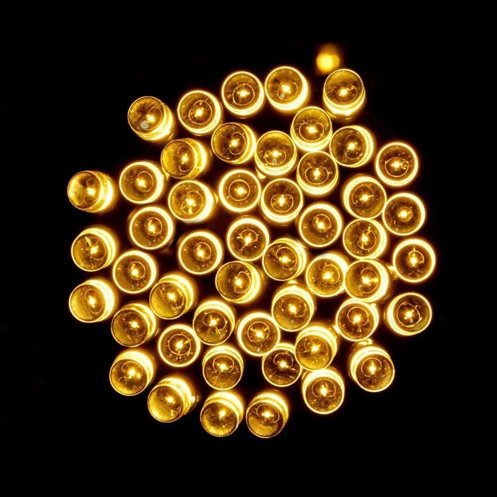 500 Solar LED Fairy Lights 8 Function Memory Hold Multicolor Christmas Decoration Warm White V915-XU1076