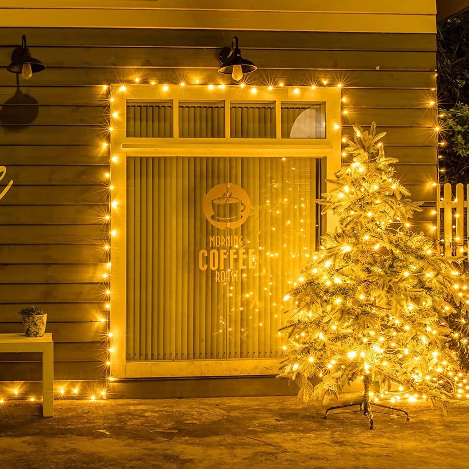 500 Solar LED Fairy Lights 8 Function Memory Hold Multicolor Christmas Decoration Warm White V915-XU1076