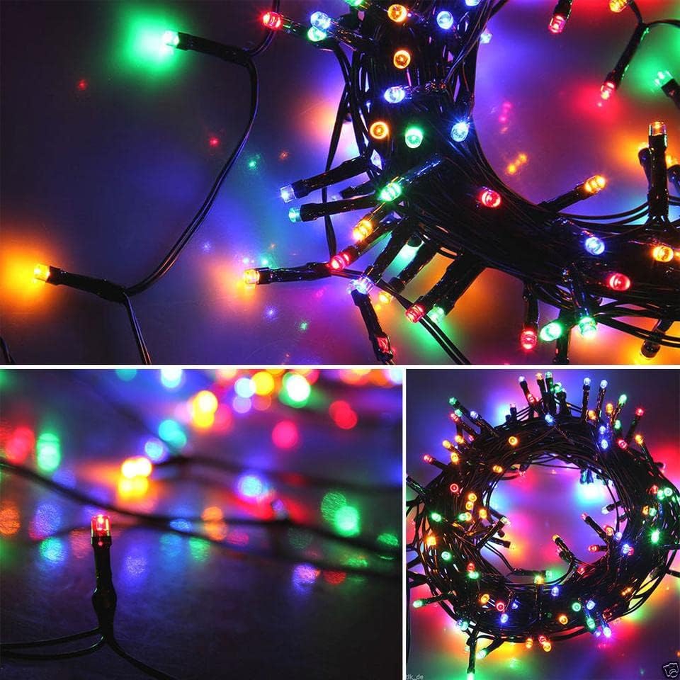 400 Low Voltage LED Curtain Lights 8 Functions 1.9x2M Christmas Decoration Multicolor V915-XU1130