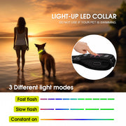 50cm Rechargeable Light-up LED Pet Collar V915-ZP0115