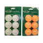 6x Table tennis balls 6 balls on card (36balls) - Orange V922-AWD-A0432-TABTEN-O