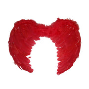 Large feather angel wings assorted colours - Green V922-AWD-A130-ANGWIN-GREEN
