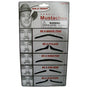 5 Assorted pencil thin mustache on card V922-AWD-A1334-MUSTHI
