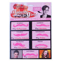 Pink Party Mustaches total 7 PCs V922-AWD-A1521-MUSPIN