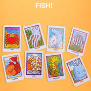 Crazy Eight Hearts Old Maid Fish Educational children card games - Set of 4 Assorted V922-AWD-B0103-CARGAM-AST