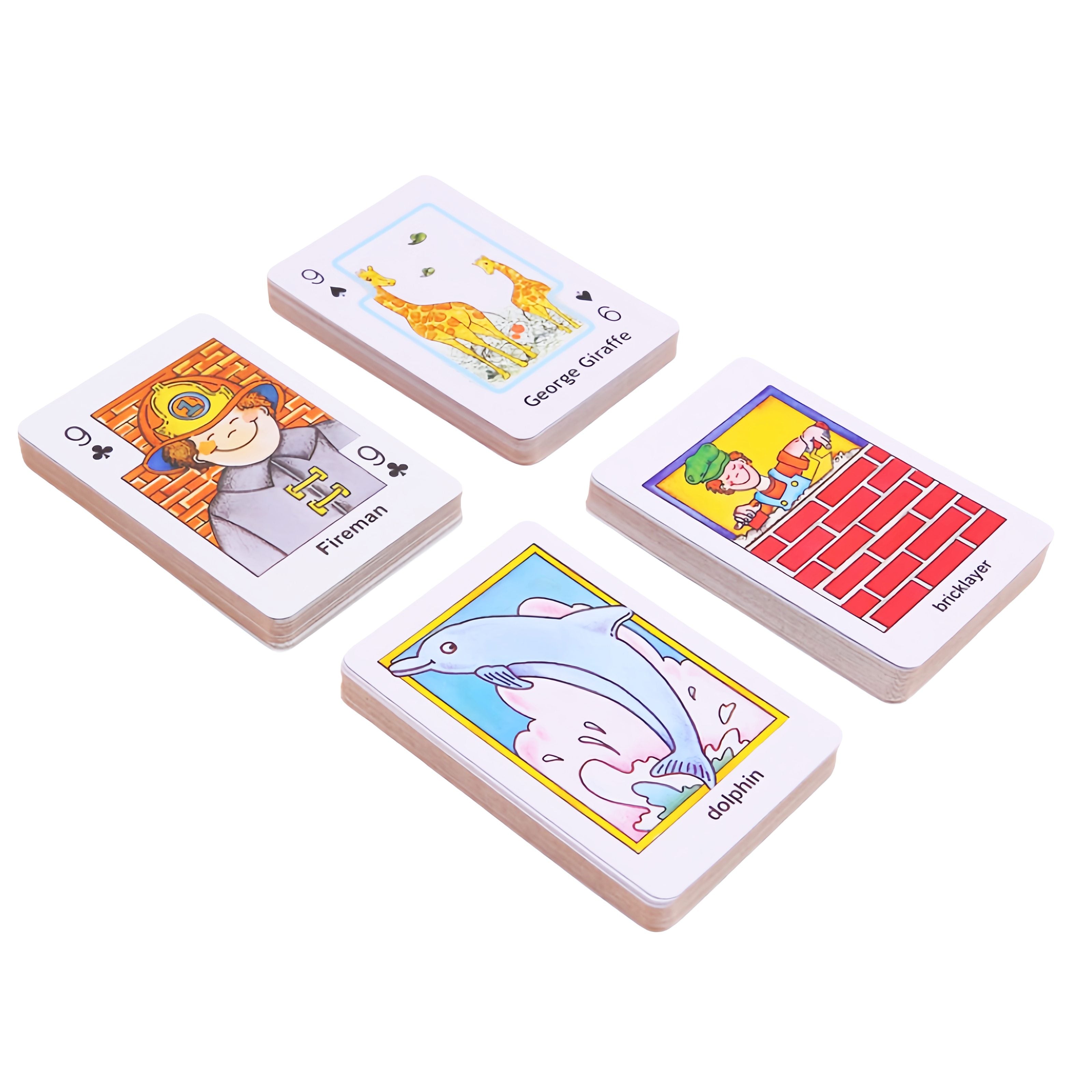 Crazy Eight Hearts Old Maid Fish Educational children card games - Fish V922-AWD-B0103-CARGAM-F