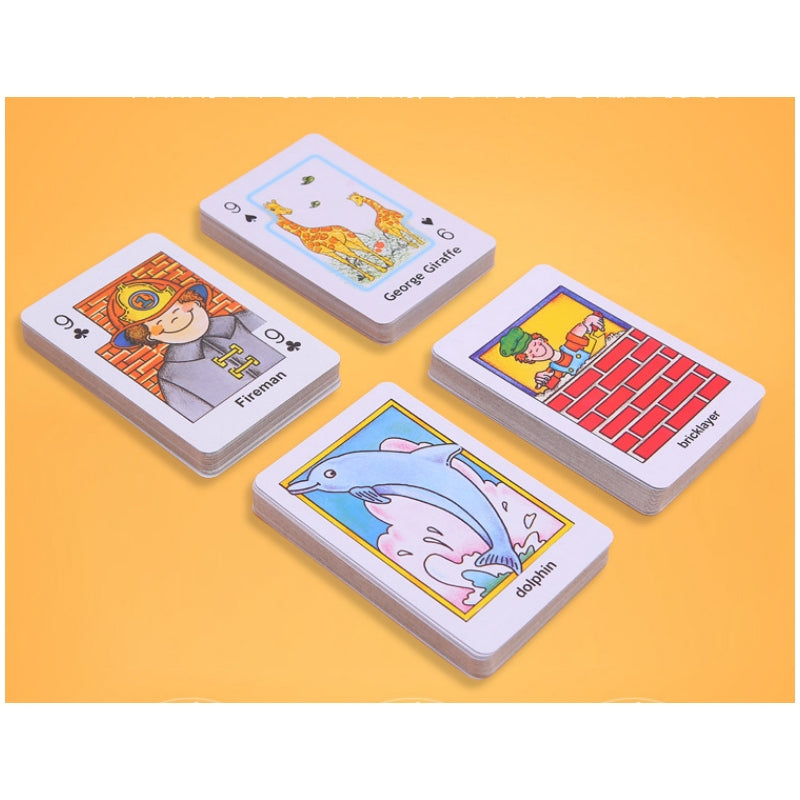 Crazy Eight Hearts Old Maid Fish Educational children card games - Fish V922-AWD-B0103-CARGAM-F