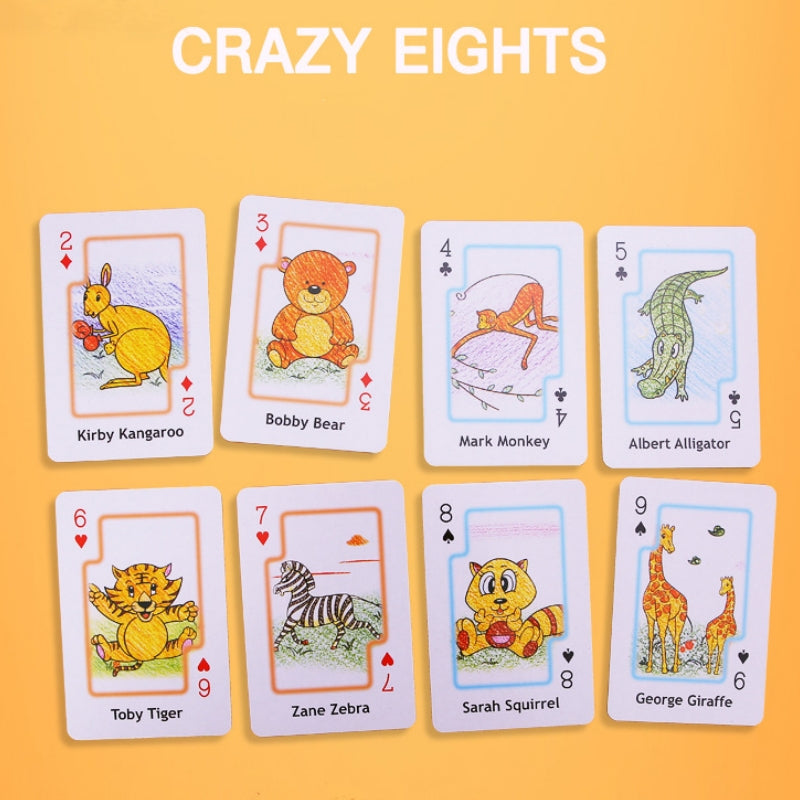 Crazy Eight Hearts Old Maid Fish Educational children card games - Fish V922-AWD-B0103-CARGAM-F