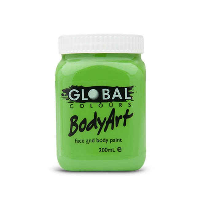Global Colours BodyArt Face and body paint in Jar 200ml Performance quality - Deep Green V922-AWD-B0231-FPJGR