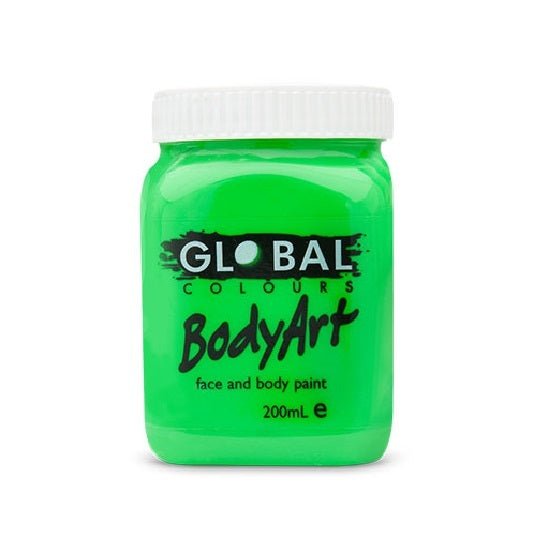 Global Colours BodyArt Face and body paint in Jar 200ml Performance quality - Deep Green V922-AWD-B0231-FPJGR
