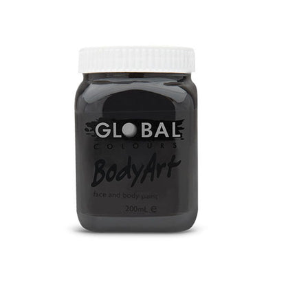 Global Colours BodyArt Face and body paint in Jar 200ml Performance quality - Deep Green V922-AWD-B0231-FPJGR