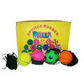 6x Rubber return ball with strap V922-AWD-B0404-BALL80B
