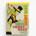 Magic Secret Marked Playing Cards - Plastic Coated, Easy-Read Marking System, Poker Size, Made in Hong Kong - V922-AWD-B0411-SECCAR