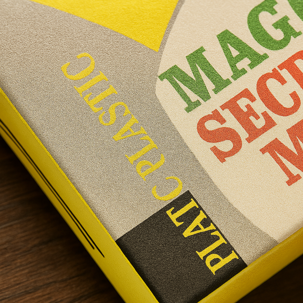 Magic Secret Marked Playing Cards - Plastic Coated, Easy-Read Marking System, Poker Size, Made in Hong Kong - V922-AWD-B0411-SECCAR