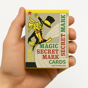 Magic Secret Marked Playing Cards - Plastic Coated, Easy-Read Marking System, Poker Size, Made in Hong Kong - V922-AWD-B0411-SECCAR