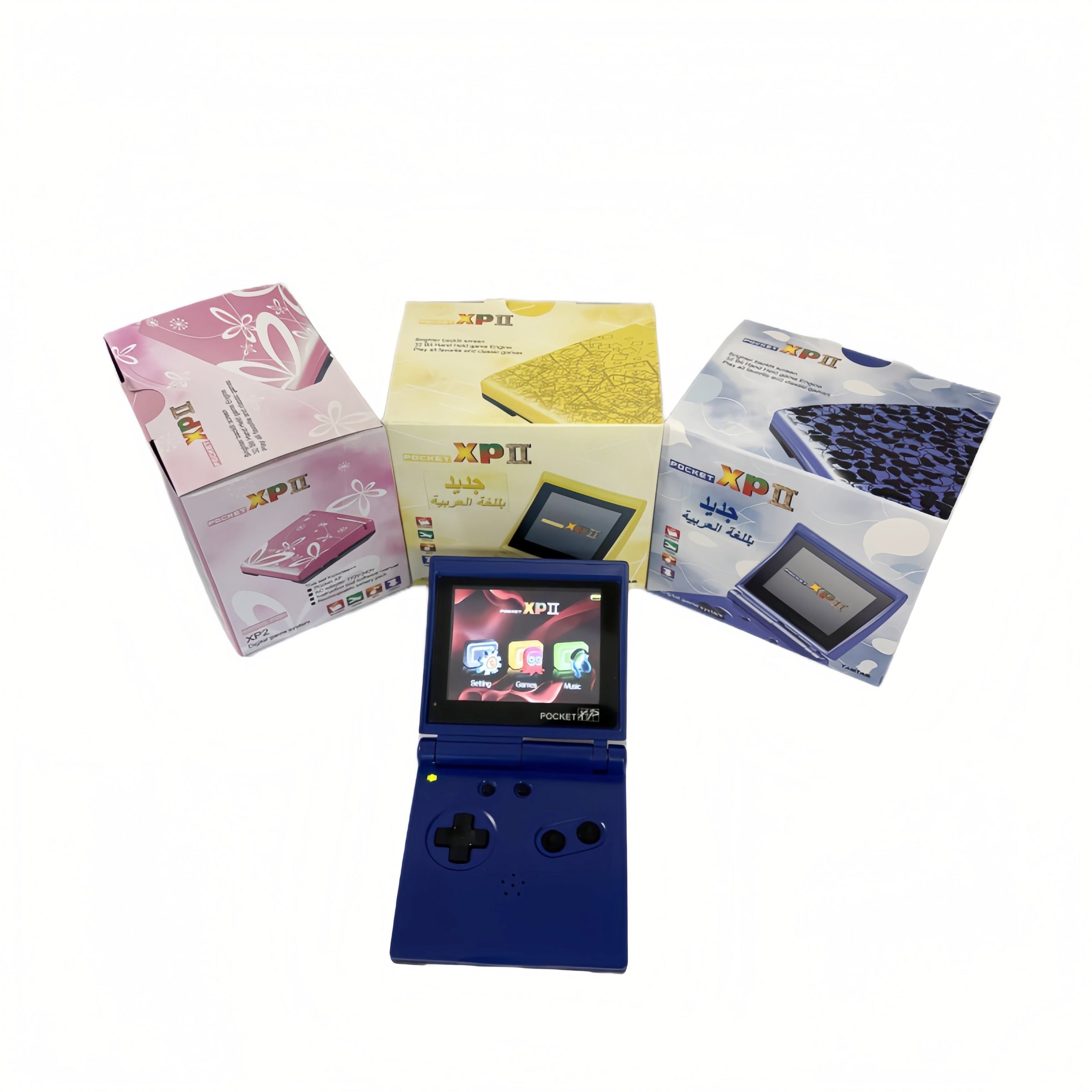 Pocket XP 2 Handheld Game Console - Built-in Classic Games, Game Boy Style, Portable Retro Gaming - Pink V922-AWD-B042-POCKETXP-P