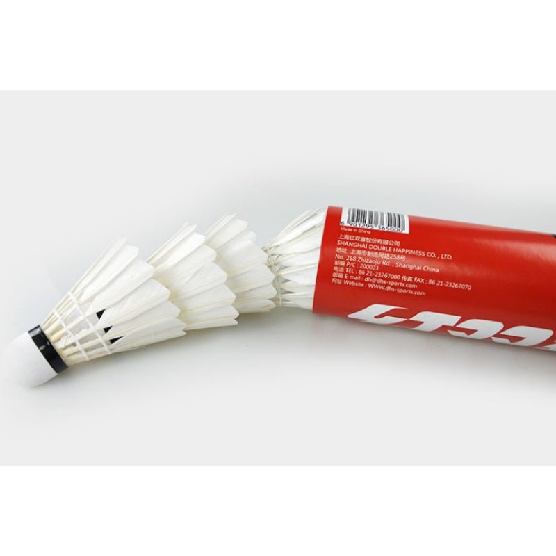 12PCs of DHS Badminton Goose Feather Shuttlecock Model 401 / 402 - 401 V922-AWD-B0520-DHS401