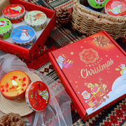 4 Pcs of Scented Candle Tinplate Jar Wax Plant Candle Christmas Gift V922-AWD-B052X-SCECAN