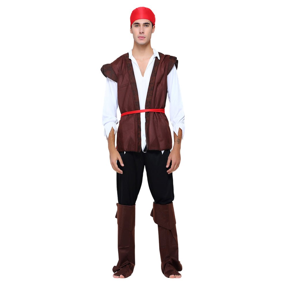 Caribbean Pirate man Costume V922-AWD-B0903-COSPIRM