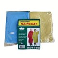 2 PCs of PEVA CHILDS' RAINCOATs fits 7~12years - 2x Blue V922-AWD-B1021-CHIRAI-B