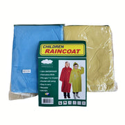 2 PCs of PEVA CHILDS' RAINCOATs fits 7~12years - Yellow V922-AWD-B1021-CHIRAI-Y