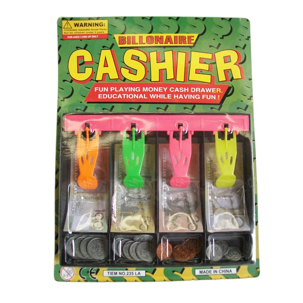2 x cash drawer with play money V922-AWD-C0232-CASDRA