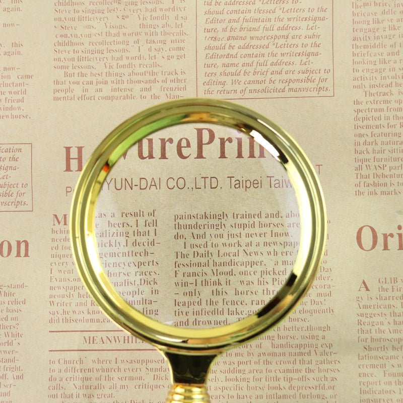 90mm Magnifying Glasses with Handle 10X V922-AWD-C0311-MAGGLA90