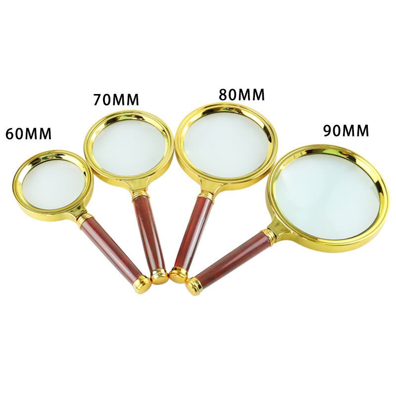 90mm Magnifying Glasses with Handle 10X V922-AWD-C0311-MAGGLA90