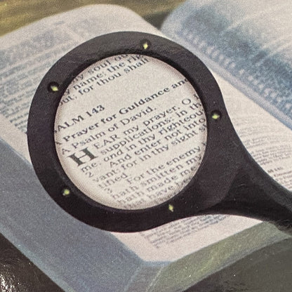 LED Hand-Held 66mm Magnifying Glasses with high brightness V922-AWD-C0332-LUMMAG