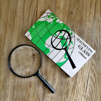 100mm Magnifying Glasses with Handle V922-AWD-C0552-MAGGLA100