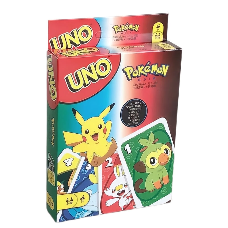 Classic UNO Playing Cards - Assorted - Family Fun for All Ages! - POKEMON V922-AWD-C062-UNOCAR-PM