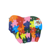 WOODEN ANIMAL PUZZLES ALPHABET AND NUMBER ASSORTED - Owl V922-AWD-C0741-WOOASTO-4