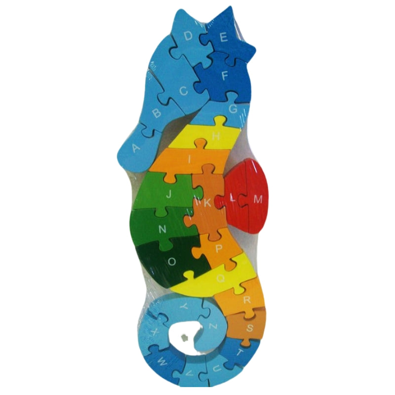 WOODEN ANIMAL PUZZLES ALPHABET AND NUMBER ASSORTED - Owl V922-AWD-C0741-WOOASTO-4