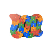 WOODEN ANIMAL PUZZLES ALPHABET AND NUMBER ASSORTED - Elephant V922-AWD-C0741-WOOASTO-7