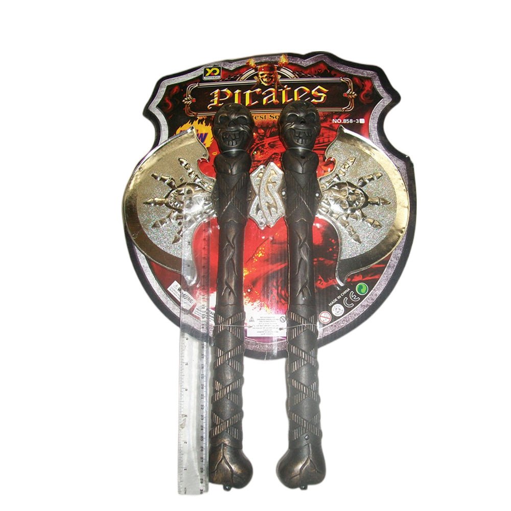 2x Pirate axe set V922-AWD-C0742-PIR8583