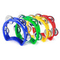 4x Hand shaker half tambourine V922-AWD-C0751-HANSHA